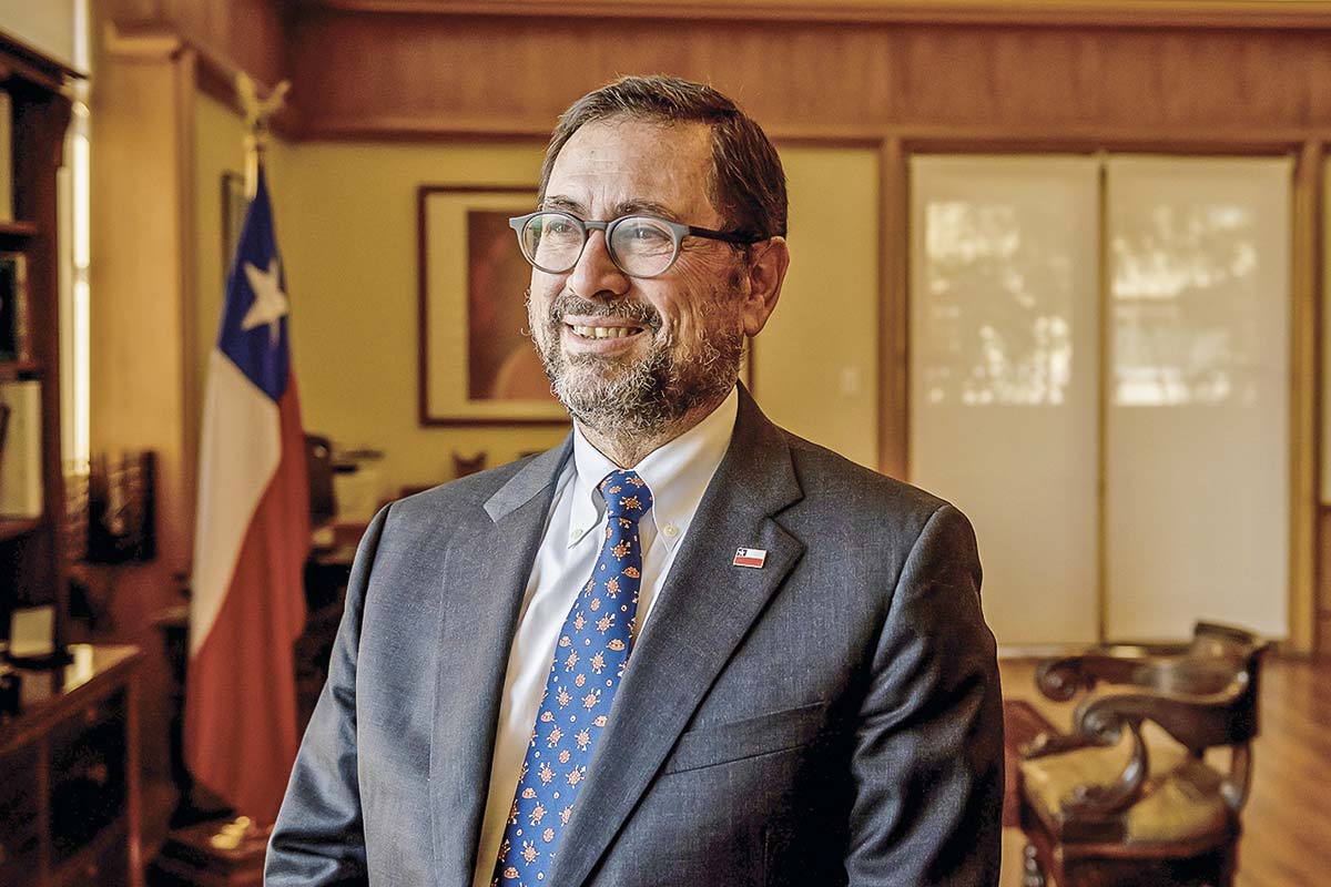 <p>Francisco Pérez Mackenna, ministro de Relaciones Exteriores. Foto: Bloomberg.</p>