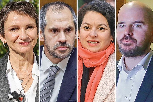 <p>CAROLINA TOHÁ, EXMINISTRA DEL INTERIOR; NICOLÁS GRAU, EXMINISTRO DE HACIENDA; JAVIERA TORO, EXMINISTRA DE DESARROLLO SOCIAL Y GIORGIO JACKSON, EXMINISTRO DESARROLLO SOCIAL. FOTOS: ATON</p>