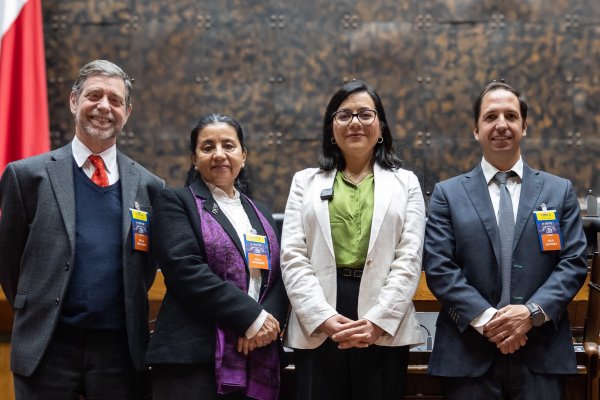 Joaquín Vial, Marcela Guzmán, Paula Benavides y Sebastián Izquierdo. Foto: Aton.