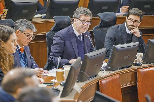 <p>José Pablo Gómez, director de Presupuestos, este lunes en el Senado. Foto: Senado</p>