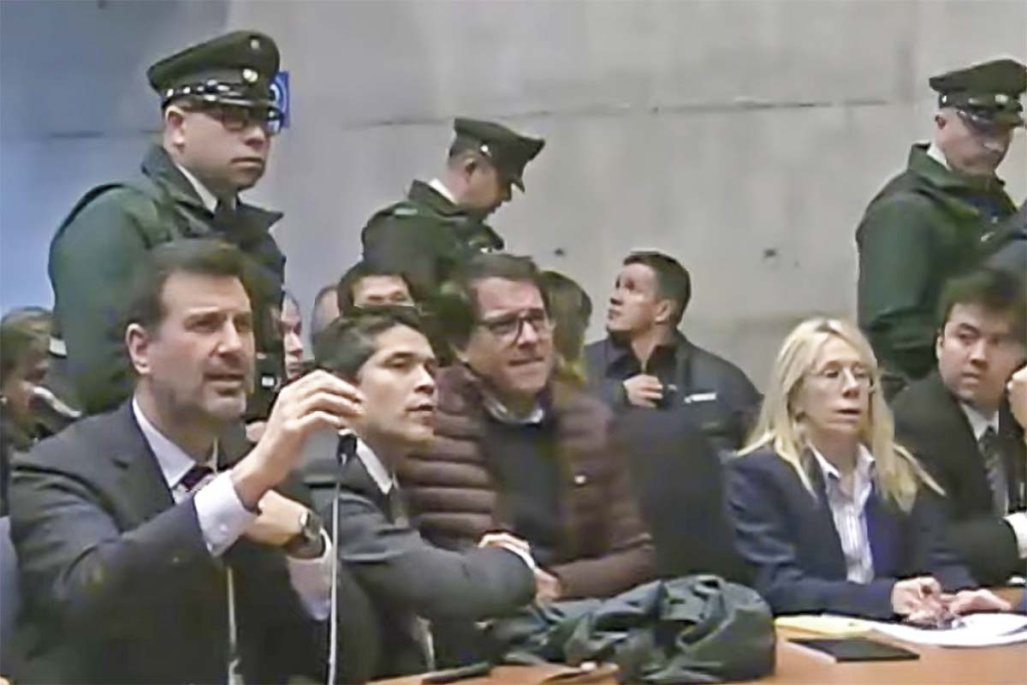 Audiencia de formalización del caso Sartor