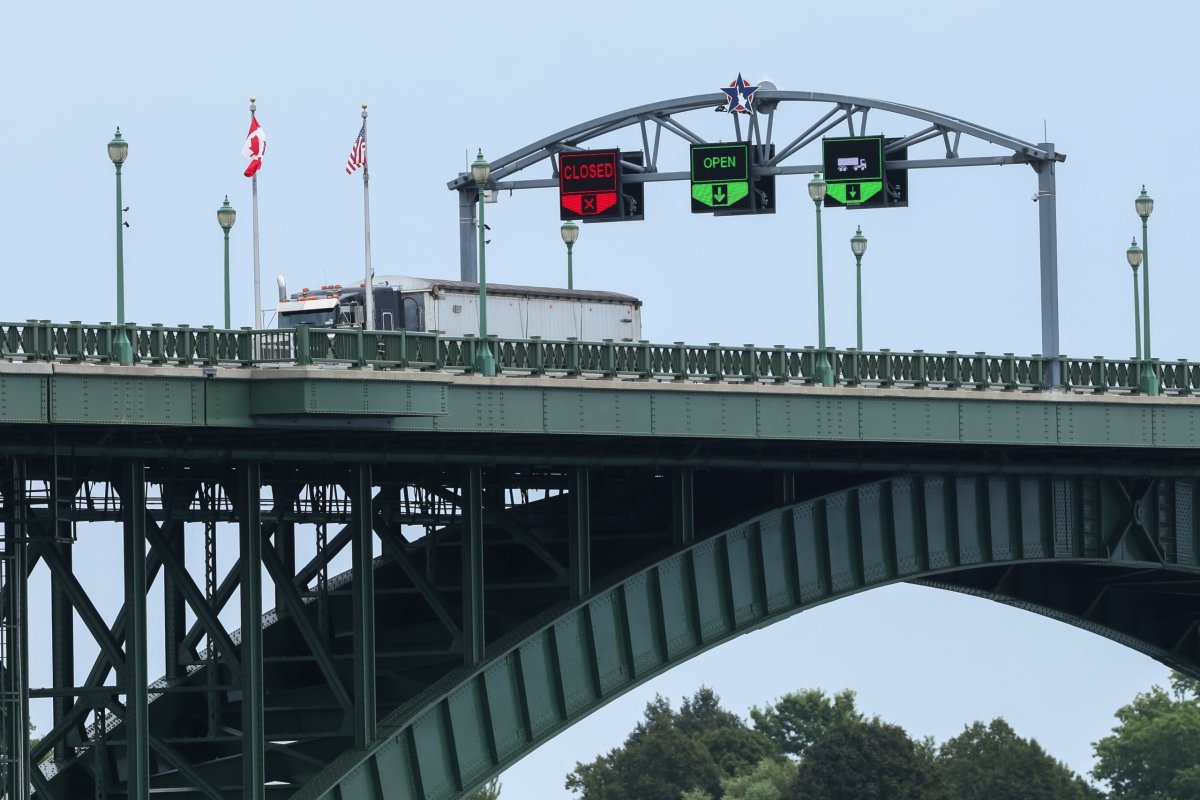 Frontera entre EEUU y Canadá. Foto: Bloomberg