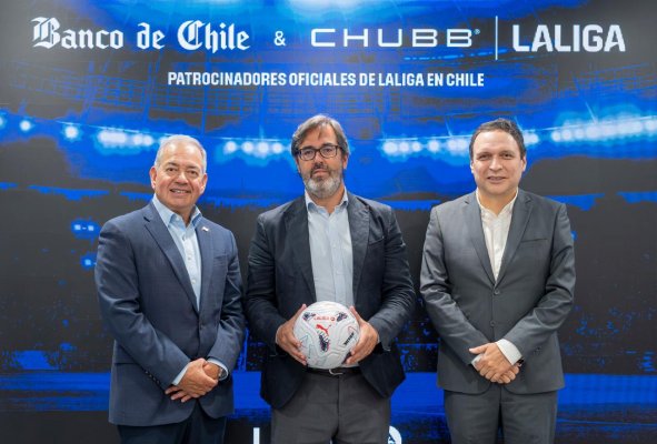 Banco de Chile y la LALIGA firman alianza para experiencias y beneficios vinculados al fútbol español
