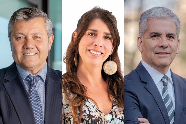 Humberto Espejo próximo presidente del consejo Directivo del Coordinador Eléctrico. Claudia Rahmann académica y próxima consejera del Coordinador. Eric Ahumada ingeniero que se sumará como nuevo consejero.