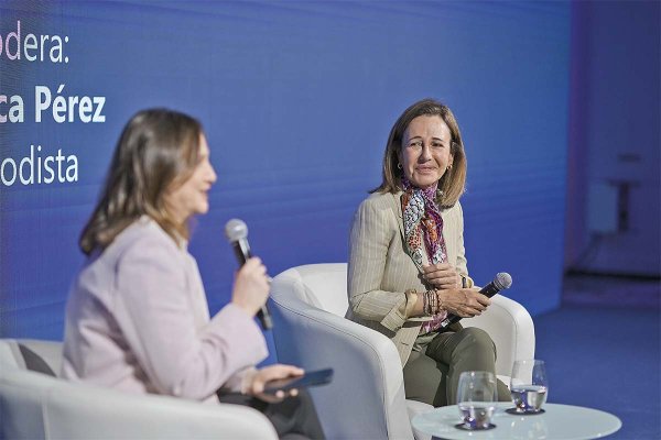 Presidenta ejecutiva del Banco Santander, Ana Botín en ChileDay, Madrid. (Foto: ChileDay 2026)