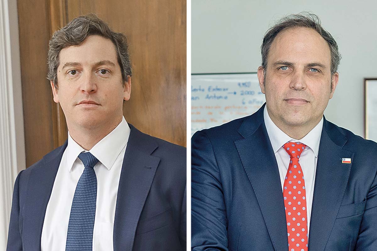 Sebastián Vallebona, subsecretario de Hacienda y Karlfranz Koehler, subsecretario de Economía. Foto: Verónica Ortiz y Julio Castro.