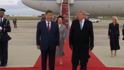 Ahora en DF | Xi aboga por una relación estable con EEUU a su llegada a Washington para reunirse con Trump