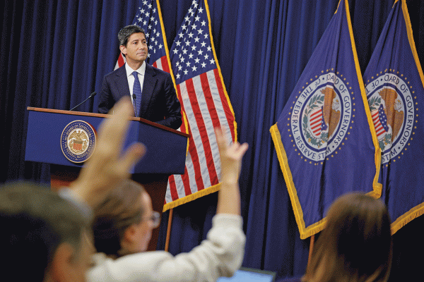 La Fed, presidida por Kevin Warsh, se vuelve a reunir el 27 y 28 de octubre. Foto: Reuters