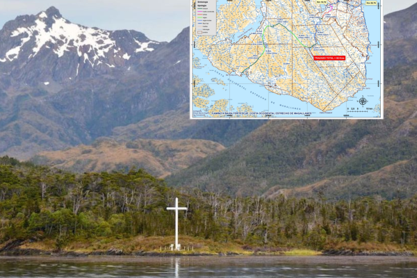 Proponen nuevo trazado: el plan para unir Punta Arenas y Bahía Fortescue que lleva 30 años paralizado