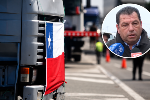“Nuestra gente ya no puede más”: presidente de camioneros independientes de San Antonio, Manuel Araya, mantiene paro indefinido y bloqueos portuarios